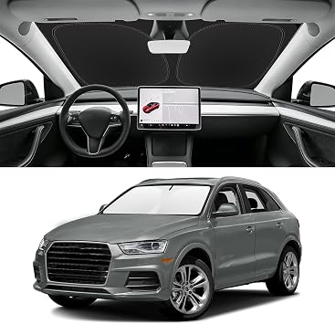 Custom Fit Windshield Sun Shade for Audi Q3 2013-2018