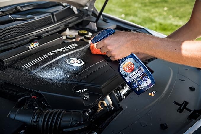 303 Products Automotive Protectant Spray, UV Protection for Car Interior & Exterior – Protects Vinyl, Plastic & Rubber, Repels Dust & Dirt, Matte Finish, 16 oz