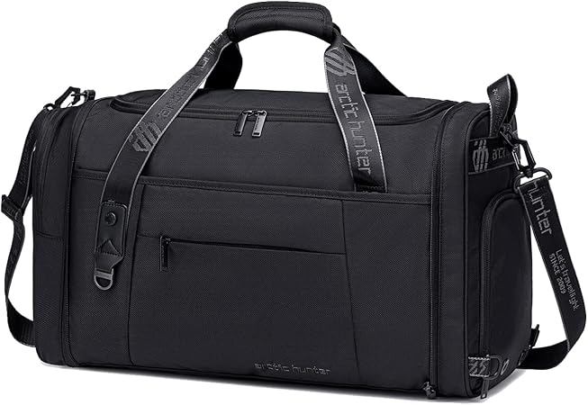 ARCTIC HUNTER AH Gym Bags for Men Women, 42L Large Travel Duffle Bag, Carry On Bag for Airplanes with Shoe Compartment f