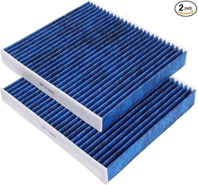 2-Pack HEPA Cabin Air Filter Fits for Mazda 6 (2008 2007 2006 2005 2004 2003) Activated Carbon Cabin Filter Replacement CF10372 GK3J-61-148 Car Accessories