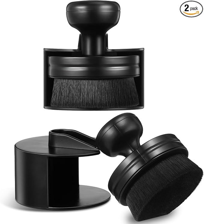Dreyoo 2 Pack Car Tire Shine Applicator Brush with Seal Cover Included