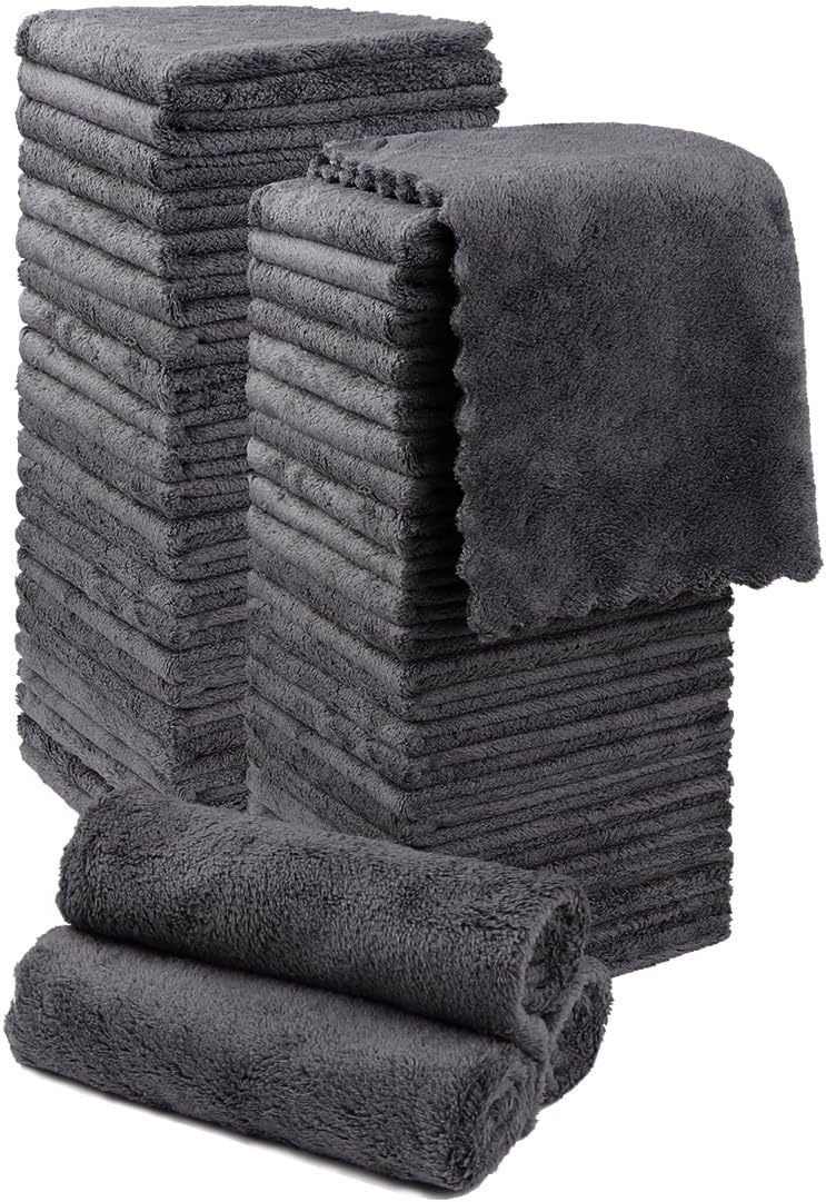 Washcloths 48 Pack, Ultra Soft Face Towels 12 x 12 inch