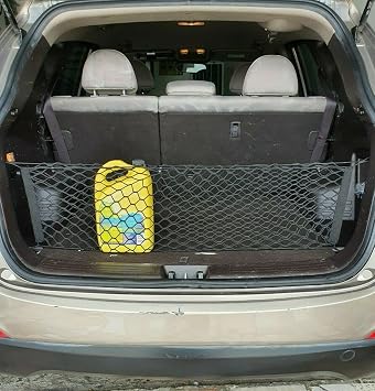 Rear Trunk Organizer Cargo Net for Hyundai Tucson 2010-2014 – Envelope Style Cargo Net for SUV - Premium Mesh Car Trunk 