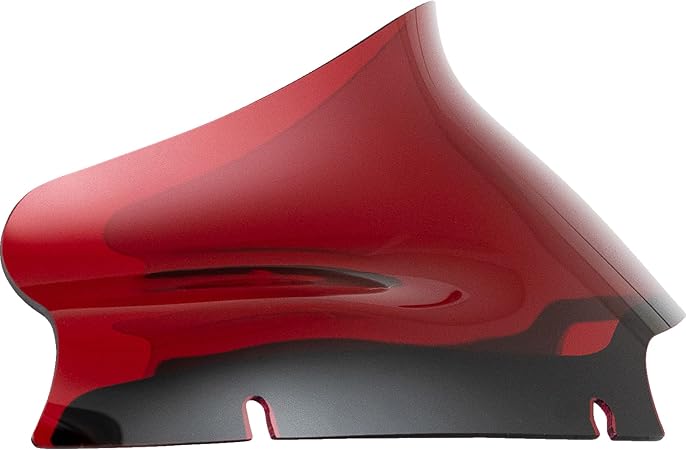 Klock Werks KWW-01-0663 Kolor Flare Windshield - 6in. - Red