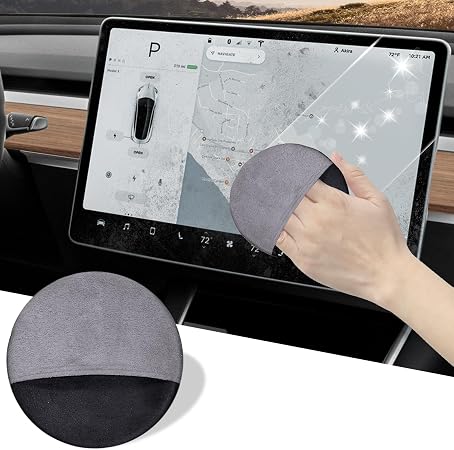 Car Touch Screen Wipes, Dashboard Display Cleaning - Includes Microfiber Cloth - Screen Cleaner Tool for Car Interior, G
