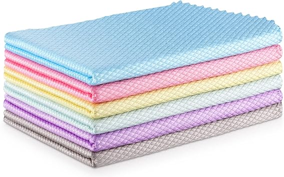 Easy Clean Streak Free Glass Cleaning Miracle Microfiber Cleaning Cloth for Kitchen,Counter,Window,Mirror Lint Free Dish