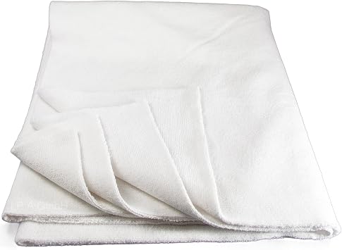 Chemical Guys, Edgeless Microfiber Drying Towel, Large, White, 51 x 30 in
