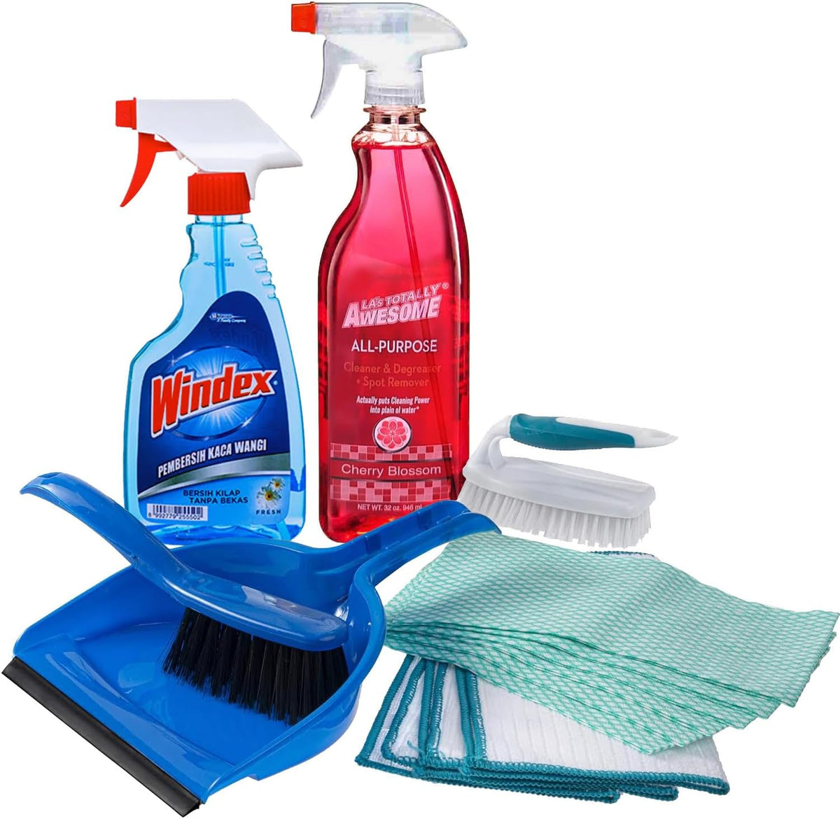 Dorm Room Multipurpose Cleaning Kit Value Pack with All-Purpose Cleaner, WINDEX® Glass Cleaner & More