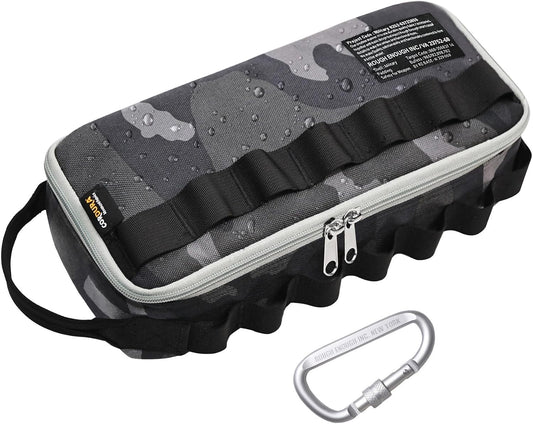 Rough Enough Small Tool Bag, 12 Inch Heavy Duty Cordura Pouch with Handle