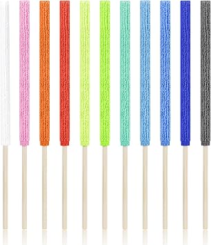 11 PCS Microfiber Detail Duster Sticks, Mini Duster Crevice Cleaning Tool for Car Air Vents, Blinds, Fans, Windows, Smal
