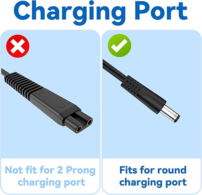 8V 2A AC Adapter Replacement for Hurricane SpinScrubber Spin Scrubber Brush Rechargeable Power Battery Charger
