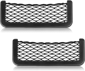 ABS Plastic Frame Automotive Cargo Nets Car Net Pocket Phone Car Mesh Net Holder RV Storage Boat Cargo Pocket Organizer 