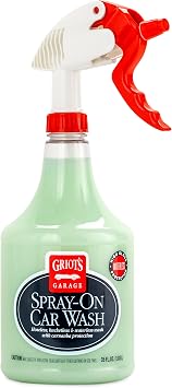 Griot's Garage Spray-On Car Wash for Vehicle Cleaning and Detailing, Rinseless and Waterless, No Hose and Bucket Needed,