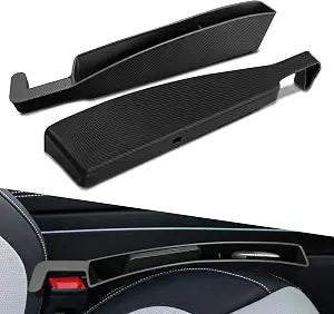 2PCS New Car Seat Gap Filler with 2 Storage Areas, Stylish Car Seat Gap Storage for Stabilizing Phone, Keys Wallet, Univ