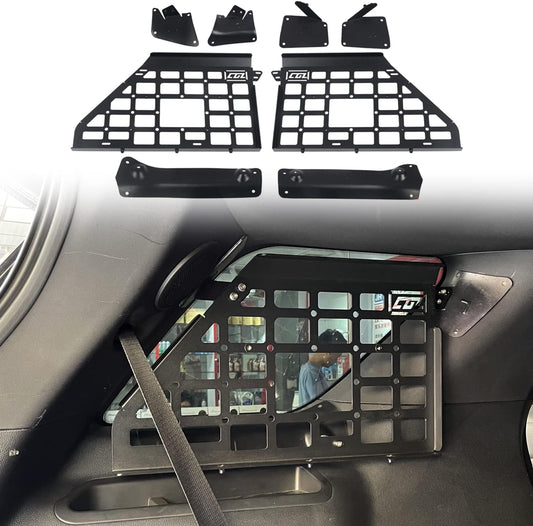 HIGH FLYING 2011-2019 for Ford Explorer Modular Storage Molle Panel System Interior Luggage Storage Carrier Trunk Organizer Aluminum Alloy Set (Side Panels)