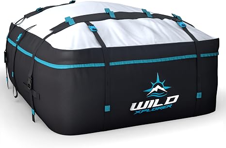 Rooftop Cargo Carrier 19 Cu Ft, Waterproof Soft Shell Roof Bag
