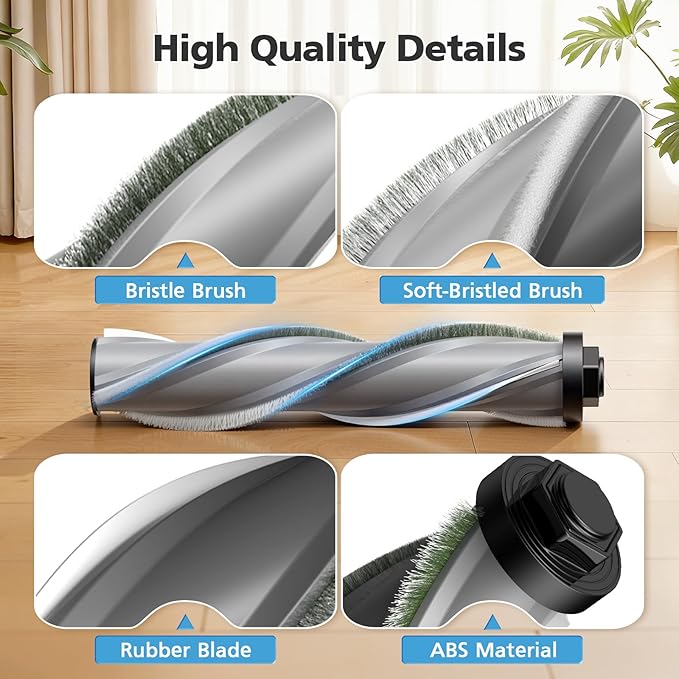 iSingo 3789X Brush Roll Replacement Compatible with Bissell Cleanview XR Pet 300W / XR 200W / Powerlifter Turbo Cordless Stick Vacuum, Model# 3797V, 3789U, 3789, 3789X, 3797, 3797W, 2 Pack, Grey