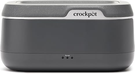 Crock-Pot 28-Ounce Mini Electric Heated Lunch Box, Portable Food Warmer, Perfect for Travel, Car, On-the-Go, Keeps Food 