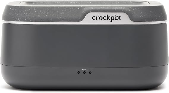 Crock-Pot 28-Ounce Mini Electric Heated Lunch Box, Portable Food Warmer, Perfect for Travel, Car, On-the-Go, Keeps Food 