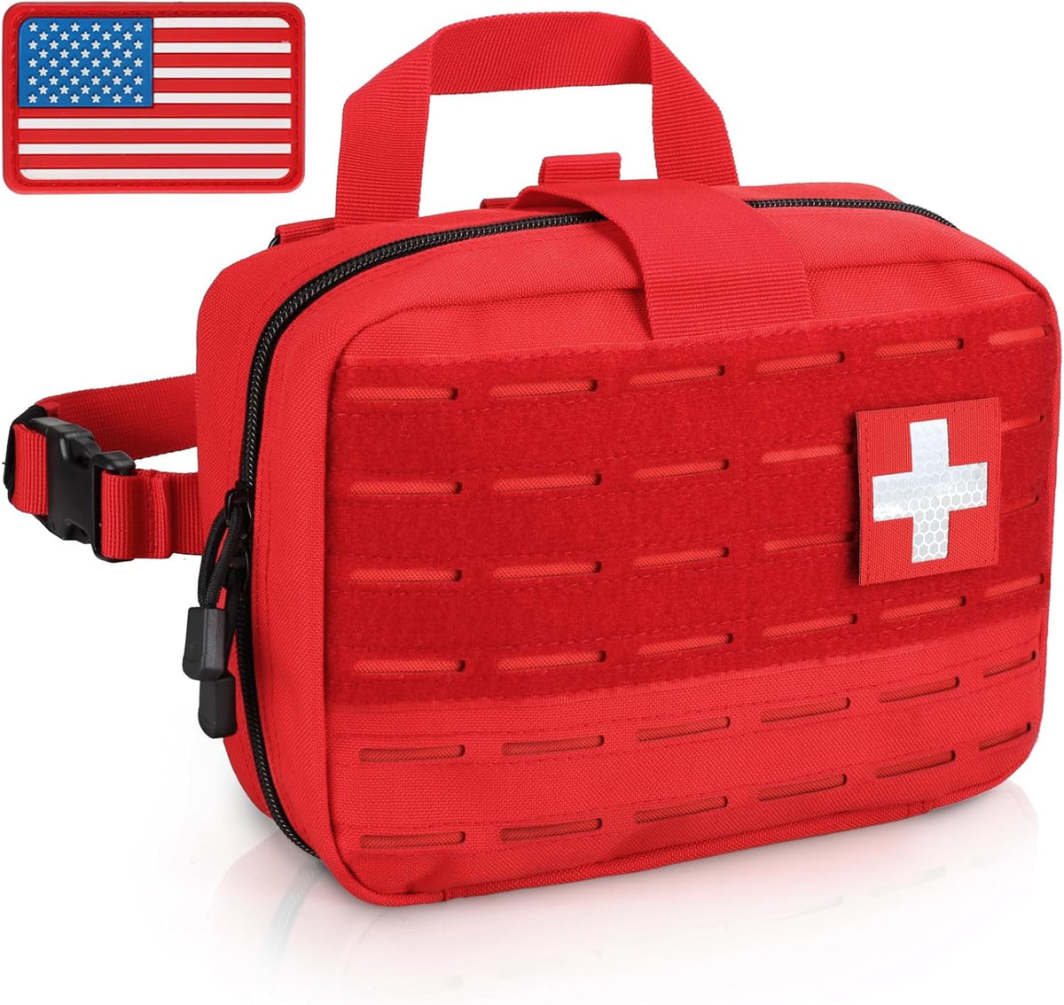 Medical Bag, First Aid Bag Empty for Emergency & Trauma Kits