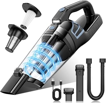 BQYPOWER Handheld Vacuum Cordless Rechargeable, Hand Held Car Vacuum