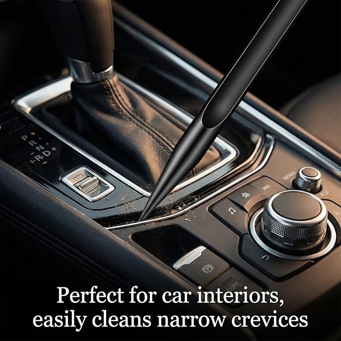 18 Pcs Car Cleaning Tools, Car Detailing Pick Set with Crevice Tool, Plastic Scraper Kit for Auto Interior, Non-Scratch Multi-Purpose Cleaner for Gaps, Stickers & Stains