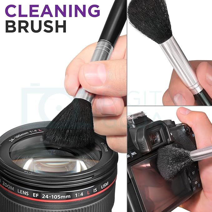 Altura Photo Camera Cleaning Kit - Lens Cleaner Spray, Brush, Pen, Blower, Microfiber Cleaning Cloths, Tissue Wipes for Canon Nikon Sony Fuji Olympus Pentax Sigma Tamron DSLR & Mirrorless Cameras