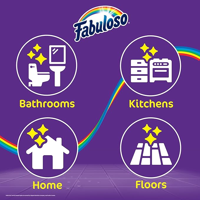 Fabuloso Brush and Dustpan Set, Compact Hand Broom Floor Sweeper with Snap-Together Storage and Hanging Hole, Quick Sweeping for Kitchen, Bathroom, Office and Car, White & Purple