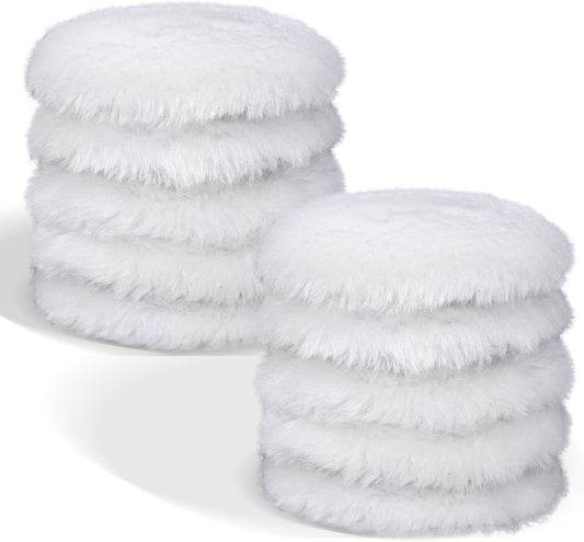 10 PCS 3 Inch Wool Polishing Pad Buffing Pads