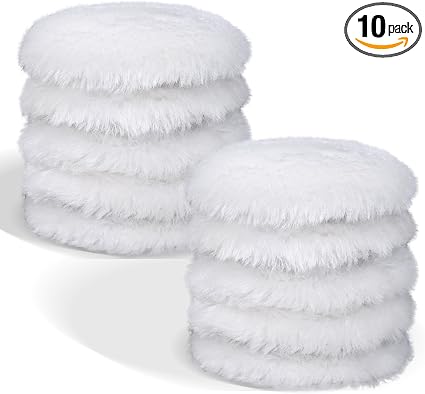 10 PCS 3 Inch Wool Polishing Pad Buffing Pads