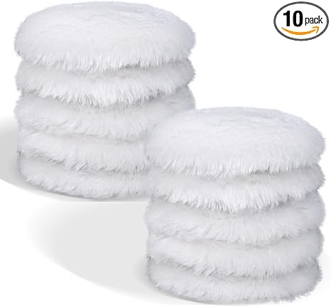 10 PCS 3 Inch Wool Polishing Pad Buffing Pads