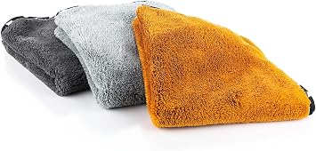 The Rag Company - The Wolf Pack - Premium Ultra-Soft Microfiber Detailing Towels; Buttersoft Suede Edge; Perfect for Buf