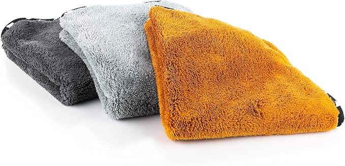 The Rag Company - The Wolf Pack - Premium Ultra-Soft Microfiber Detailing Towels; Buttersoft Suede Edge; Perfect for Buf