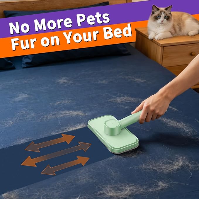 Pet Hair Remover – Reusable Lint Remover for Dog and Cat Hair Electrostatic Lint Brush Magic Pet Hair Removal Tool for Clothes, Couch, Carpet, Car, Rugs, Bedding, Fabric Furniture