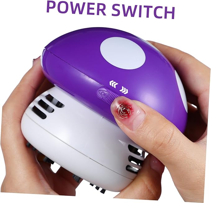 Alipis Desk Vacuum Cleaner Mini Tabletop Vacuum Portable Efficient Low Sound Ideal for Kitchen Counter and Desk Cleaning
