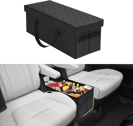 Mixsuper Liner Car Seat Organizer for Subaru Ascent 2019-2026, Console Organizer Backseat Box for Subaru Ascent, Dog Box