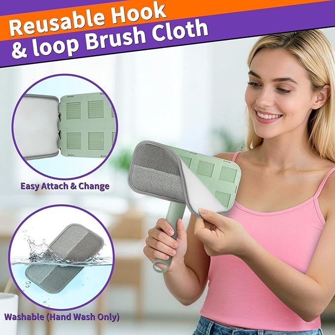 Pet Hair Remover – Reusable Lint Remover for Dog and Cat Hair Electrostatic Lint Brush Magic Pet Hair Removal Tool for Clothes, Couch, Carpet, Car, Rugs, Bedding, Fabric Furniture