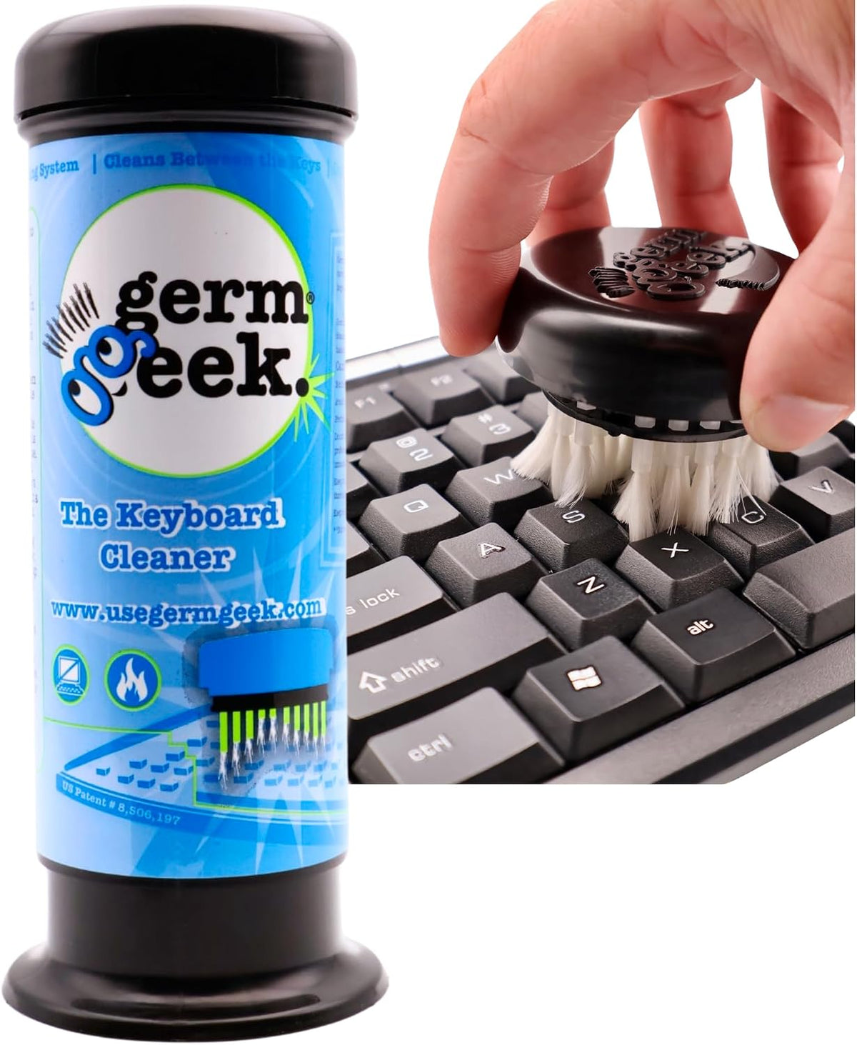 Keyboard & Electronics Cleaner | Reusable Brush + Solution