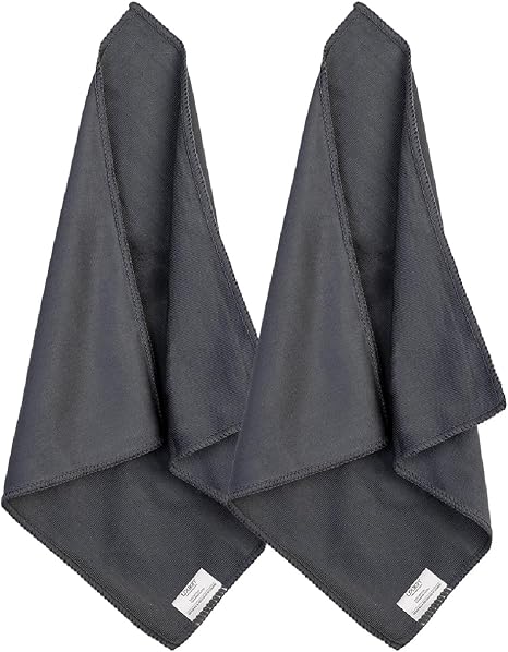 loukin Whiteboard Cleaning Cloth, Microfiber Dry Erase Cloth, 2 Pack