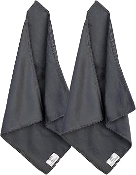 loukin Whiteboard Cleaning Cloth, Microfiber Dry Erase Cloth, 2 Pack