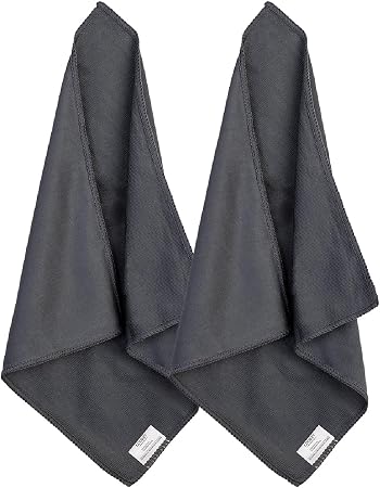 loukin Whiteboard Cleaning Cloth, Microfiber Dry Erase Cloth, 2 Pack