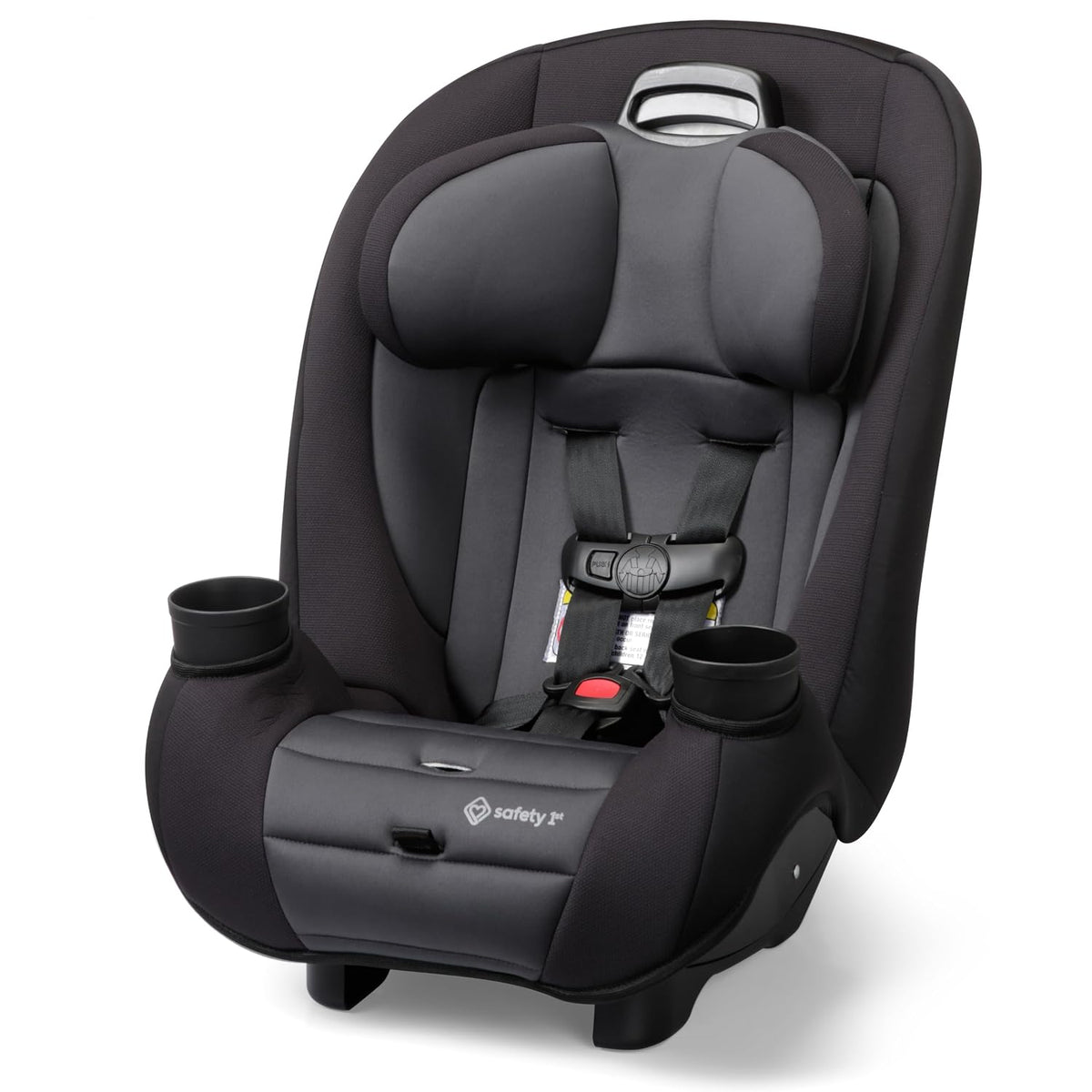 Ellaris 3-in-1 Convertible Car Seat, Slim Fit Design, Rear & Forward-Facing, 5-Position Headrest, Travel-Friendly with Machine-Washable Seat Pad, Smokey Haze