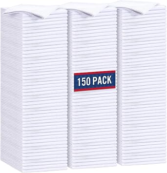 GLIMGLINT Microfiber Cleaning Cloth, 150 Pack Towels for Cars 14 X12 Inch