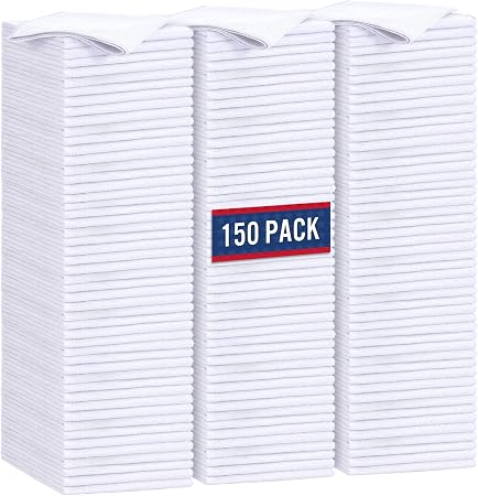 GLIMGLINT Microfiber Cleaning Cloth, 150 Pack Towels for Cars 14 X12 Inch
