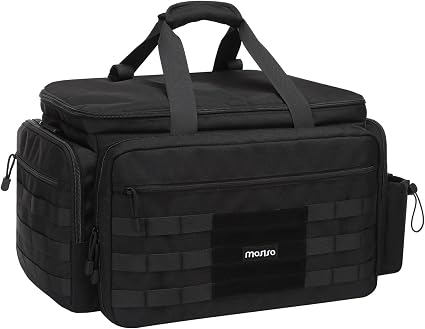 MOSISO Patrol Bag Law Enforcement, Car Front Seat Organizer for Police Equipment, Police Gear Bag with Padded 16 inch La