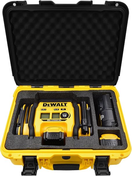 Air Compressor Hard Storage Case for DEWALT 20V MAX Tire Inflator: DCC020IB