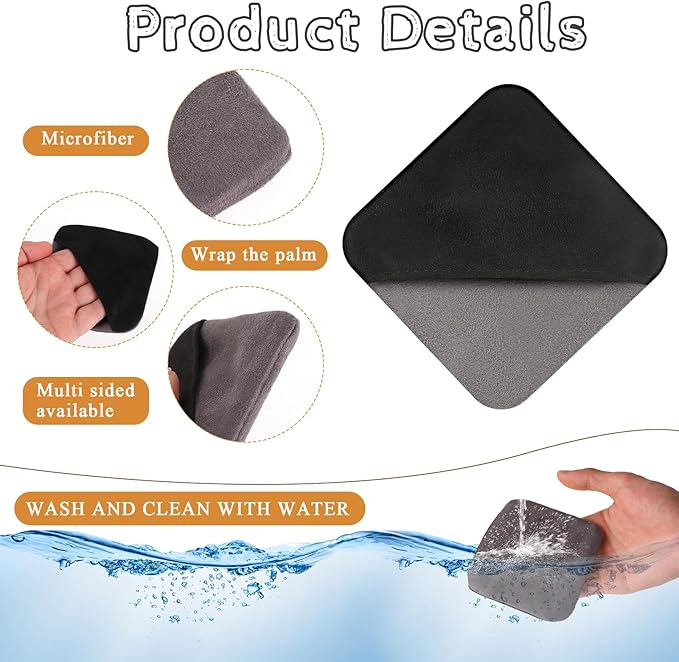 Car Screen Cleaner, Car Touch Screen Cleaner, Microfiber Cloth Auto Touchscreen Cleaning Wipes, Car Cleaning Wipes Cleaning Cloth Screen Cleaner Cloth for Vehicle Dashboard Car Display Interior Square