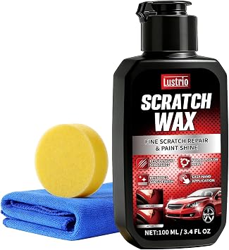 Car Scratch & Swirl Remover – 3.4 oz Polishing Wax for All Paints
