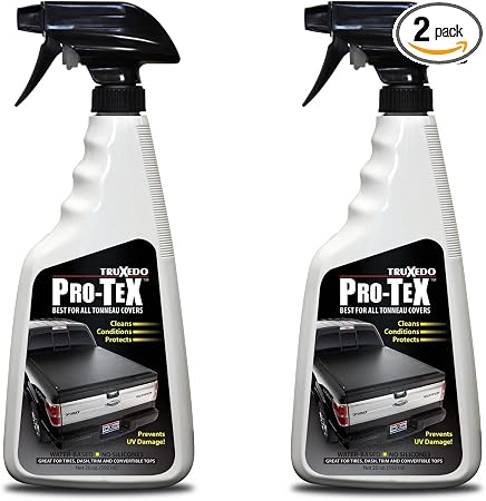 Truxedo Pro Tex Soft Truck Bed Roll Top Tonneau All Protectant Shine Cleaner Conditioner Spray, 20 Ounce Bottle (2 Pack)