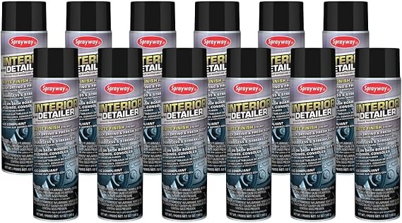 Sprayway SW780-12PK Interior Detailer, 12 oz, Pack of 12